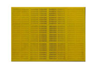 Siatka wibracyjna z gumy poliuretanowej Grubość 20 ~ 80 mm Żółty kolor