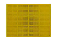 Siatka wibracyjna z gumy poliuretanowej Grubość 20 ~ 80 mm Żółty kolor